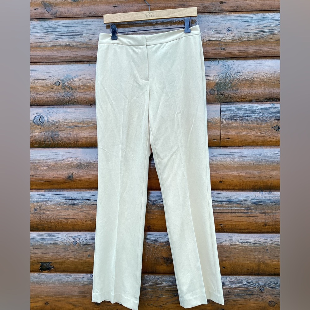 ⚜️ axcess Liz Claiborne Sz 8 Deadstock Beige/Camel TROUSERS Sz 8 Vintage